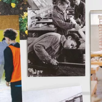 Montage de visuels de différentes époques